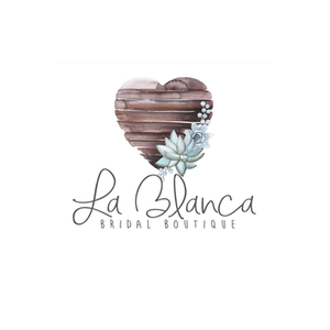 La Blanca Bridal brand logo for lablancabridal.com
