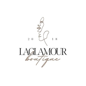 La Glamour Lashes brand logo for laglamourlashes.com