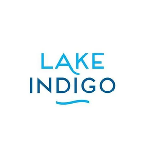 Lake Indigo brand logo for lakeindigodecor.com