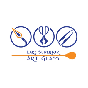 Lake Superior Art Glass brand logo for lakesuperiorartglass.com