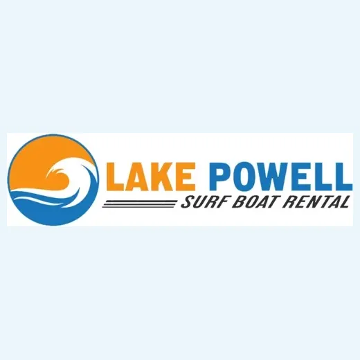 lakepowellsurfboatrental brand logo for lakepowellsurfboatrental.com