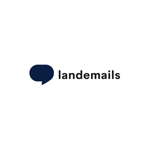 Land Emails brand logo for landemails.com