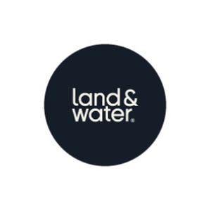 Land & Water brand logo for land-water.co.uk
