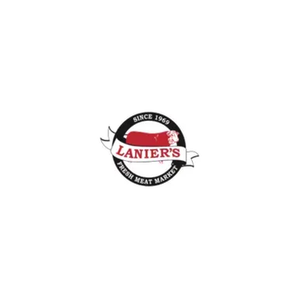 Lanier's Meats brand logo for laniersmeats.com