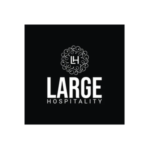 Large Hospitality brand logo for largehospitality.com
