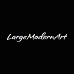 Large Modern Art brand logo for largemodernart.com