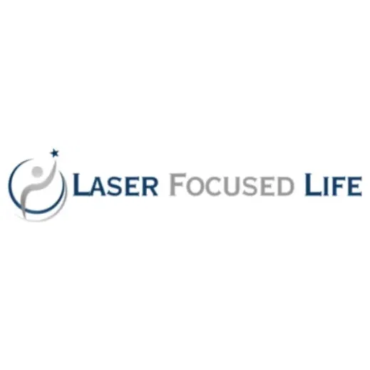 Laser Focused brand logo for laserfocused.life