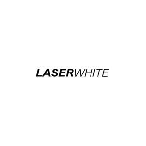 Laser White brand logo for laserwhite.com