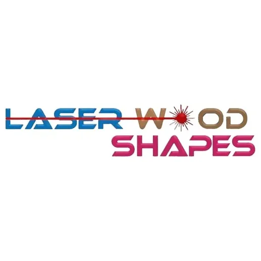 Laser Wood Shapes brand logo for laserwoodshapes.com