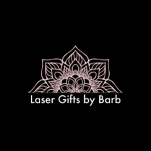 lasergiftsbybarb brand logo for lasergiftsbybarb.com