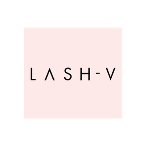 Lash V brand logo for lashv.com.au