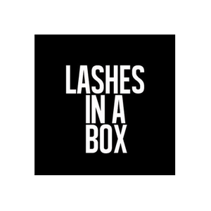 Lashes in a Box brand logo for lashesinabox.com