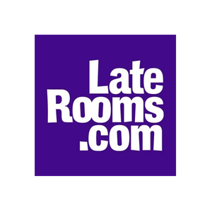 LateRooms brand logo for laterooms.com