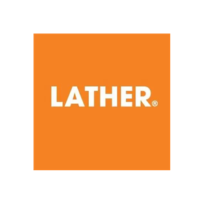 LATHER Hotel brand logo for latherhotel.com