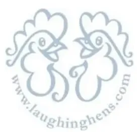 Laughing Hens brand logo for laughinghens.com