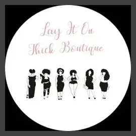 Lay It On Thick Boutique brand logo for layitonthickboutiquee.com