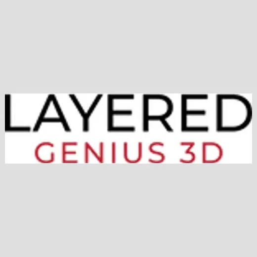 layeredgenius3d brand logo for layeredgenius3d.com