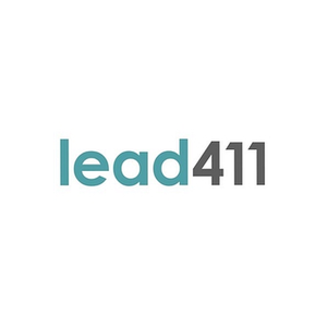 Lead411 brand logo for lead411.com