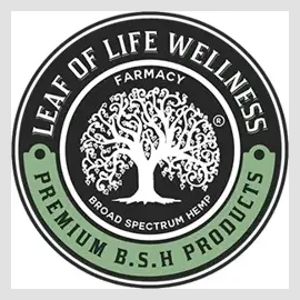 leafoflifewellness brand logo for leafoflifewellness.com