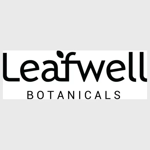 Leafwell Botanicals brand logo for leafwellbotanicals.com
