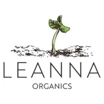 Leanna Organics brand logo for leannaorganics.com