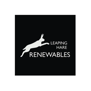 Leaping Hare Renewables brand logo for leapingharerenewables.co.uk
