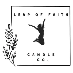 leapoffaithcandleco brand logo for leapoffaithcandleco.com