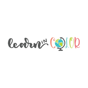 learnincolor brand logo for learnincolor.com