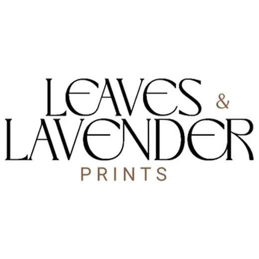 leavesandlavenderprints brand logo for leavesandlavenderprints.com