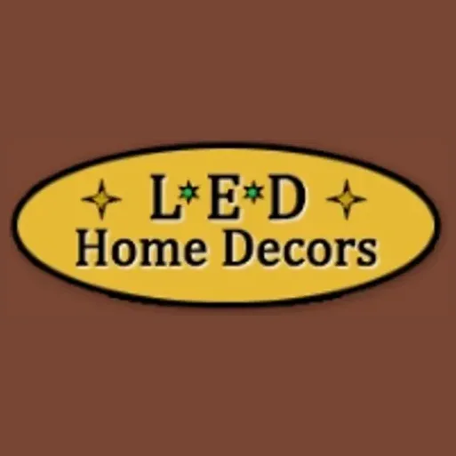 ledhomedecors brand logo for ledhomedecors.com
