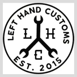 Left Hand Customs brand logo for lefthandcustoms.com