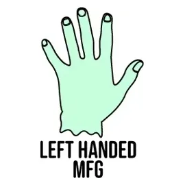 Left Handed MFG brand logo for lefthandedmfg.com
