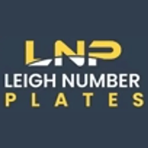leighnumberplates brand logo for leighnumberplates.com