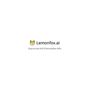 Lemon Fox brand logo for lemonfox.ai