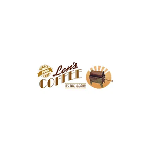 Lens Coffee brand logo for lenscoffee.com