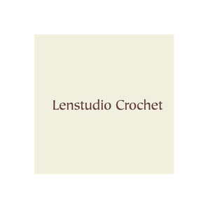 Lenstudio brand logo for lenstudiocrochet.com