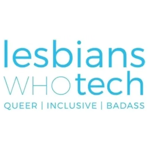 Lesbians Who Tech brand logo for lesbianswhotech.org