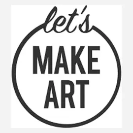 Let's Make Art brand logo for letsmakeart.com