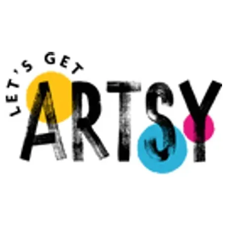 letsgetartsy brand logo for letsgetartsy.com