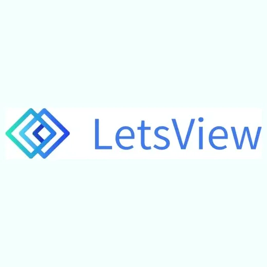 LetsView brand logo for letsview.com
