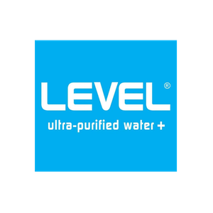 Level Water brand logo for levelwaterco.com