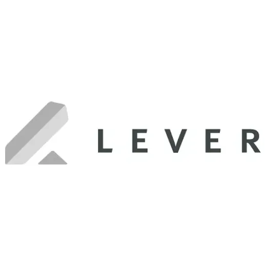 Lever brand logo for lever.co
