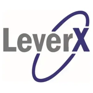 LeverX brand logo for leverx.com