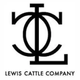 Lewis Cattle brand logo for lewiscattleva.com