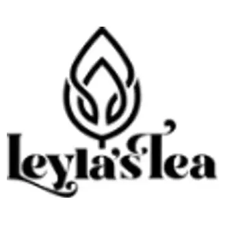 Leyla's Teas brand logo for leylasteas.com