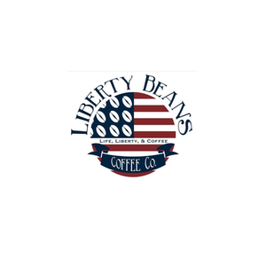 Liberty Beans Coffee brand logo for libertybeanscoffee.com