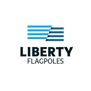 Liberty Flagpoles brand logo for libertyflagpoles.com