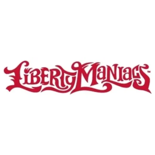 Liberty Maniacs brand logo for libertymaniacs.com