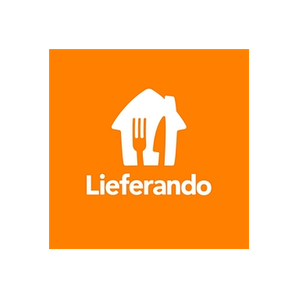 Lieferando brand logo for lieferando.de