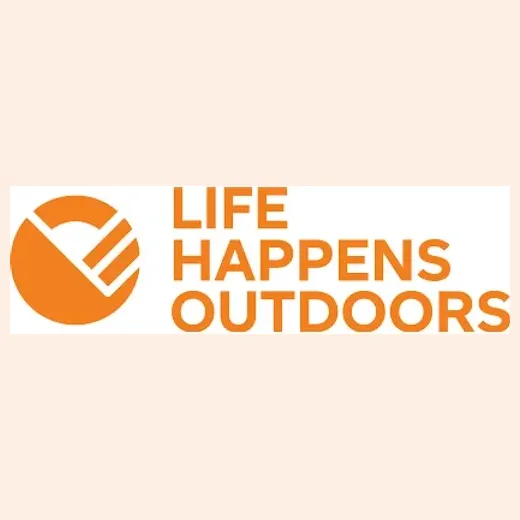 Life Happens Outdoors brand logo for lifehappensoutdoors.com